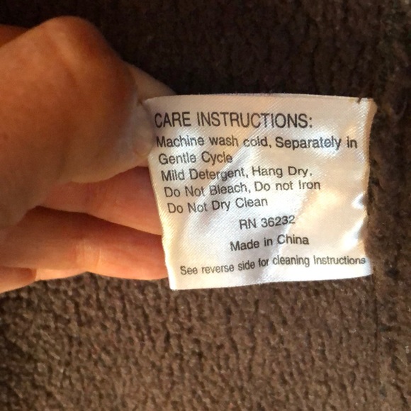 GALLERY Brown Faux Suede Coat Size Medium - Picture 12 of 12